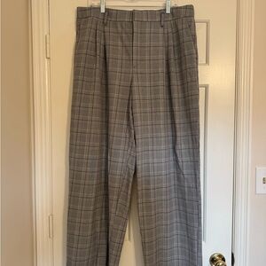 a new day Gray Plaid Trousers